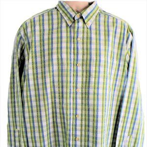 Caribbean Joe Long Sleeve Button Down  Large